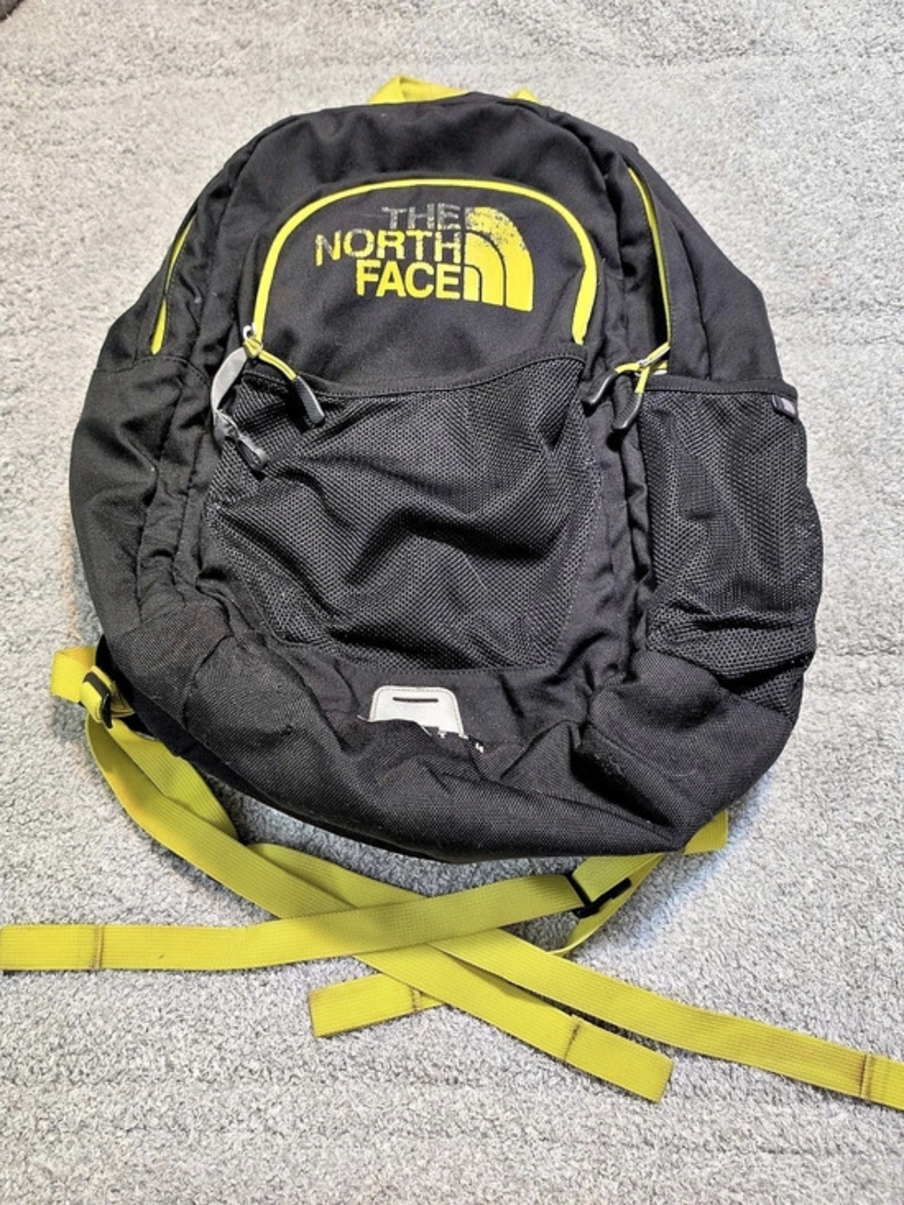 The North Face Black & Yellow Backpack